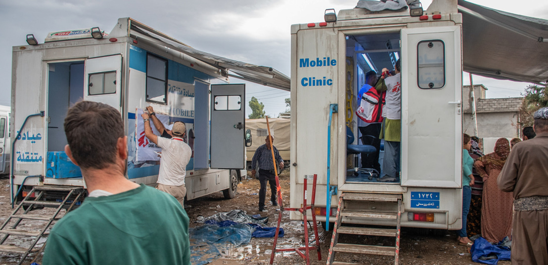 Iraq: MSF starts medical activities at the Iraq-Syria border for people fleeing NE Syria Conflict