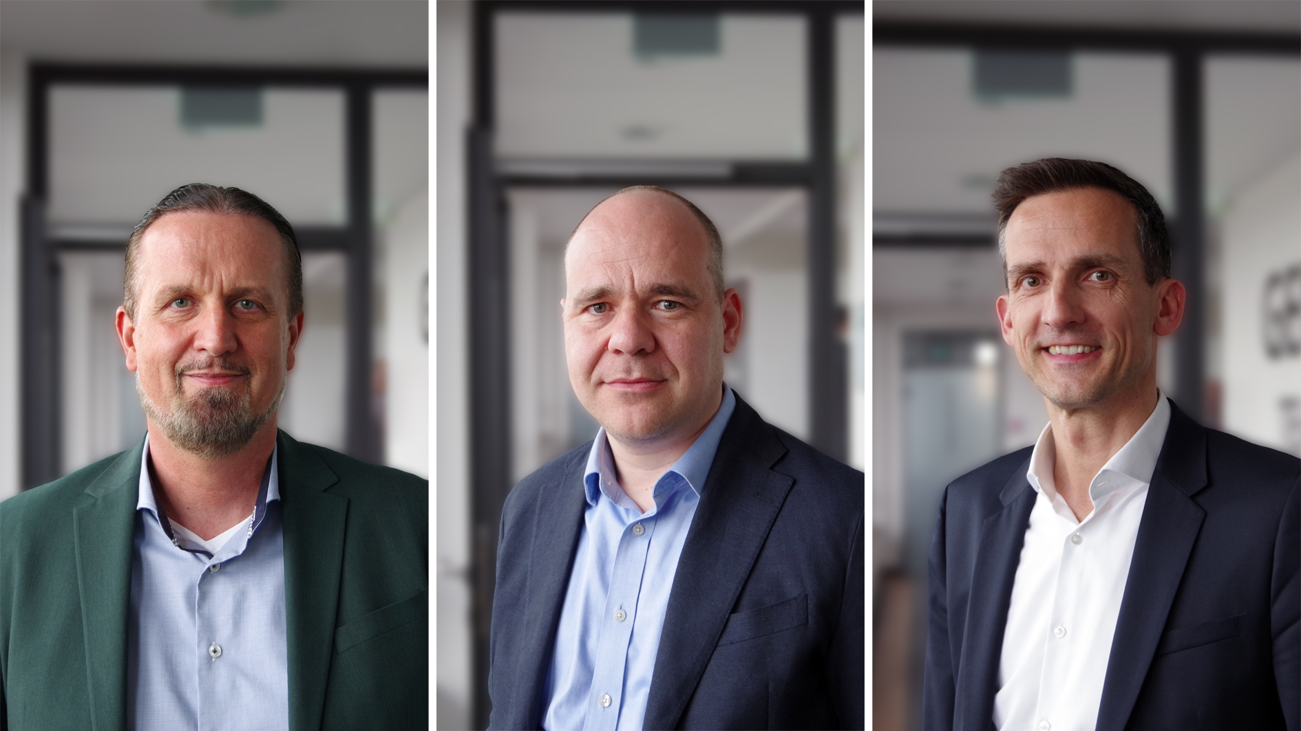 Ricoh Deutschland strukturiert den Vertrieb neu und David Warnecke, Tobias van Wickeren und Torsten Lips (v.l.n.r) werden Teil der deutschen Geschäftsleitung.