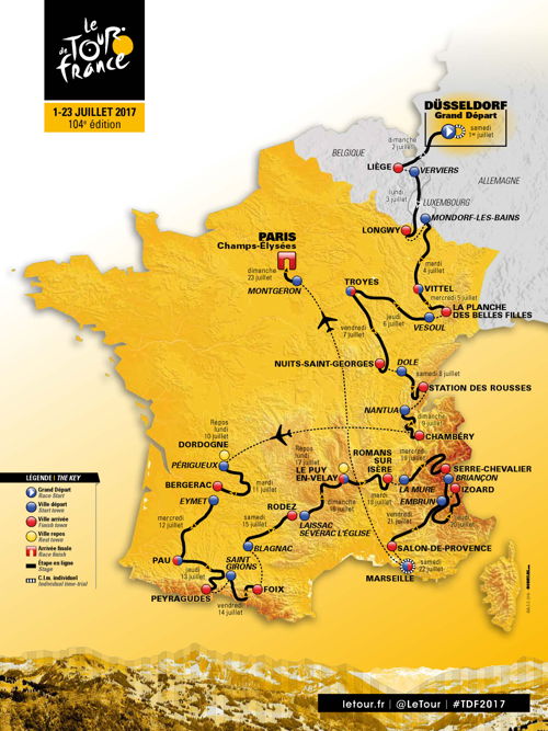 Parcours Tour 2017