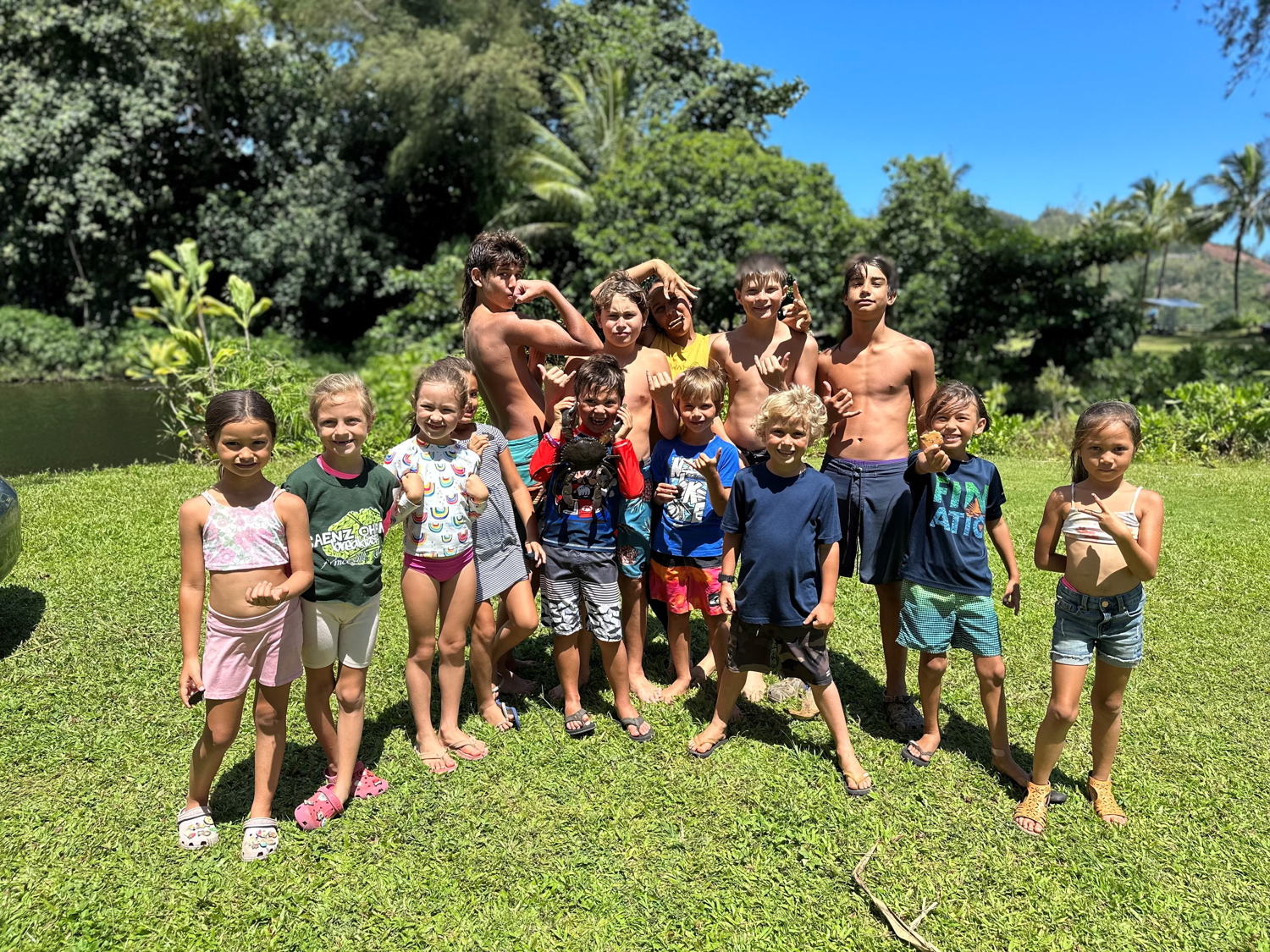 Keiki at Halulu Fishpond