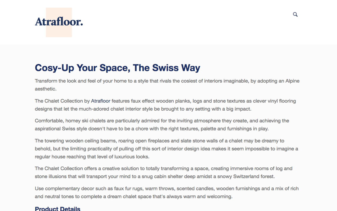 Cosy-Up Your Space, The Swiss Way