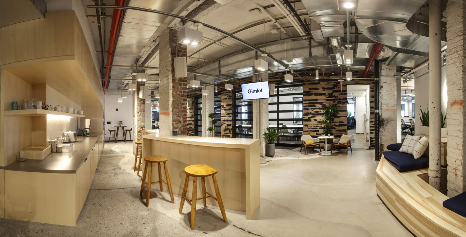 Entrance to Gimlet Media Community Room