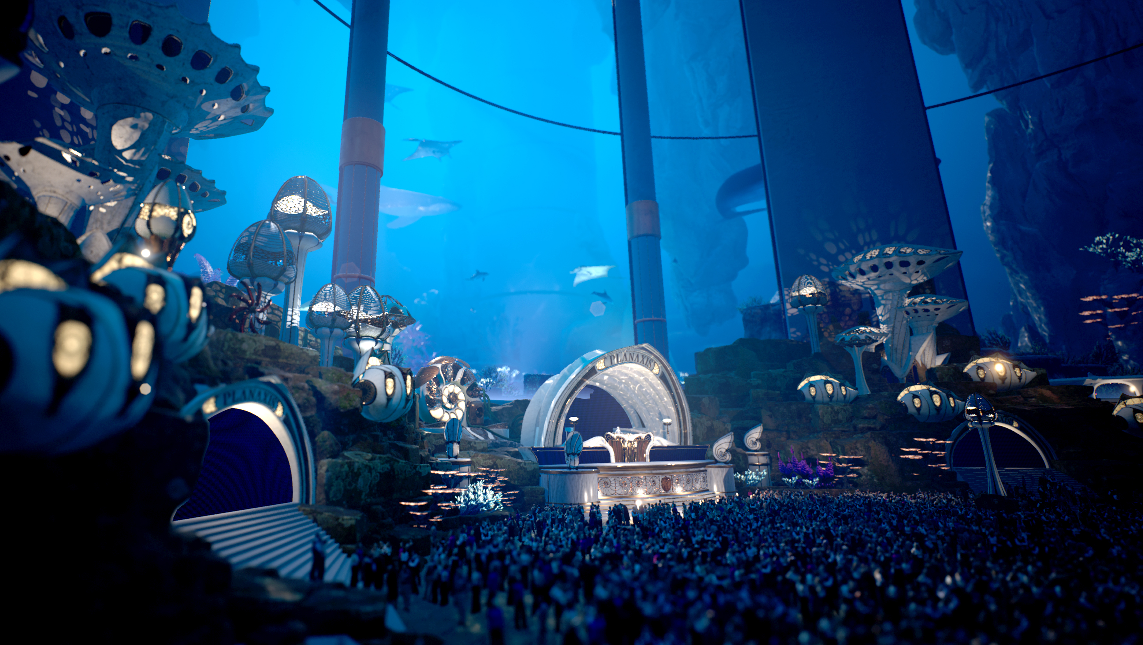 Exclusive preview of the brand-new Planaxis stage - 
giving festival visitors a first taste of what they can expect at Tomorrowland 31.12.2020