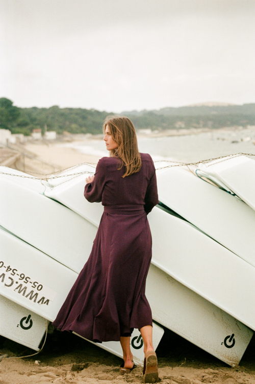 Mardi Editions_Robe Amélie - Soie Betterave_315€