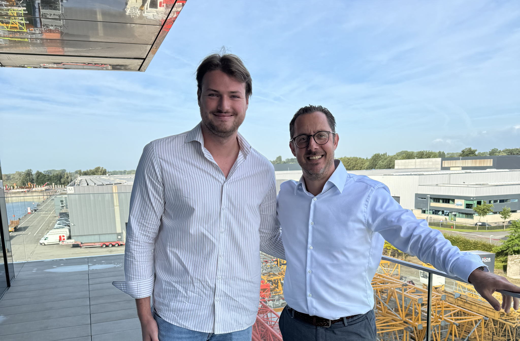 Lukas Van Quickelberghe en Erik Groes Lukas Van Quickelberghe en Erik Groes