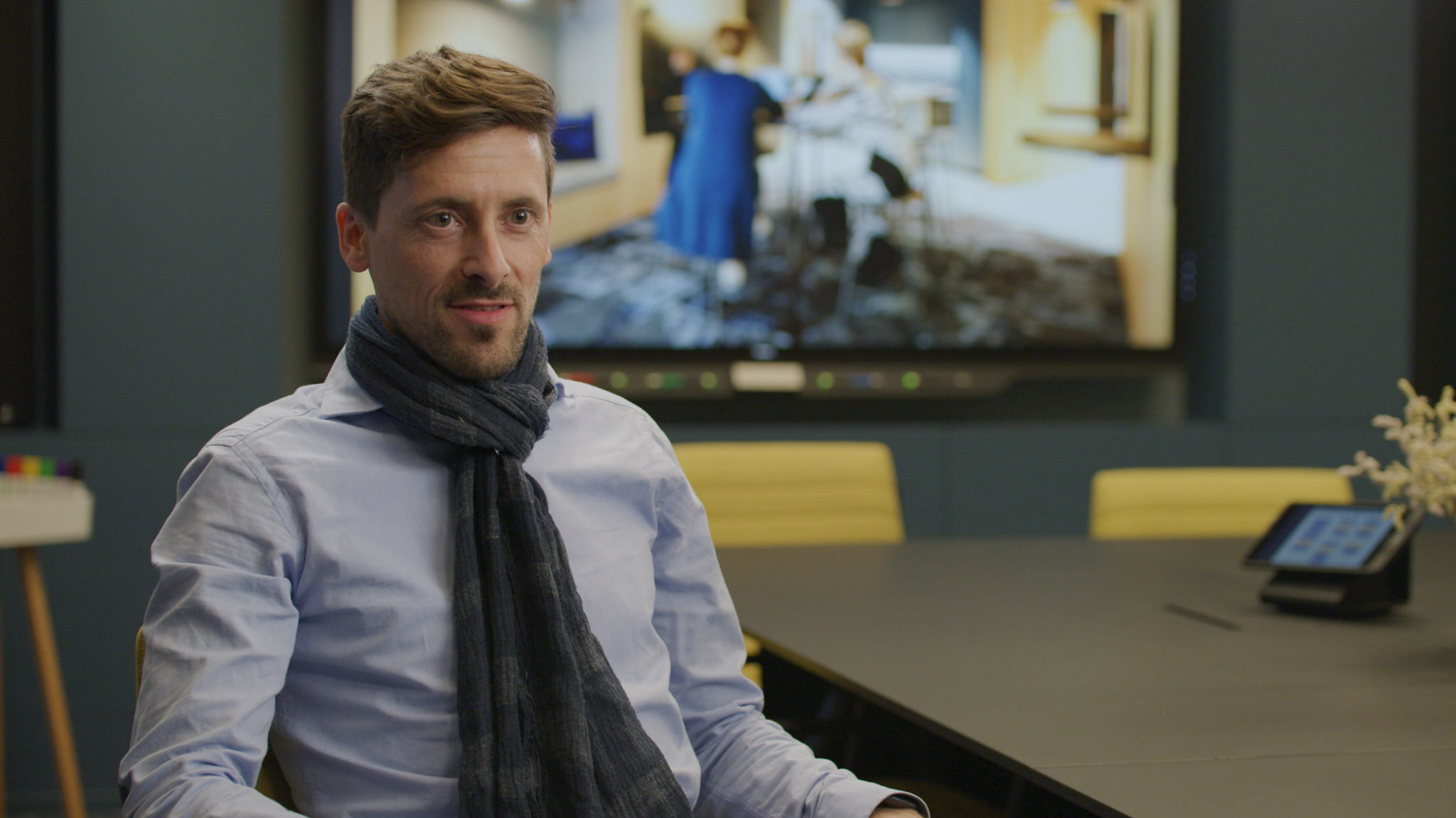 Fabio Donnaloia, co-founder in the Coworking Lounge Tessinerplatz