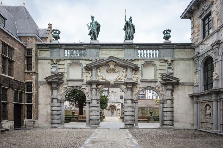 Restored portico and garden pavilion, 28th of March 2019, (c) photo Ans Brys