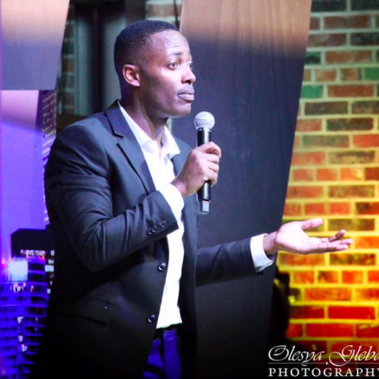 Saint Lucian comedian, Gilson Lubin. Lubin will facilitate the JUMP Stand-up Comedy course.
