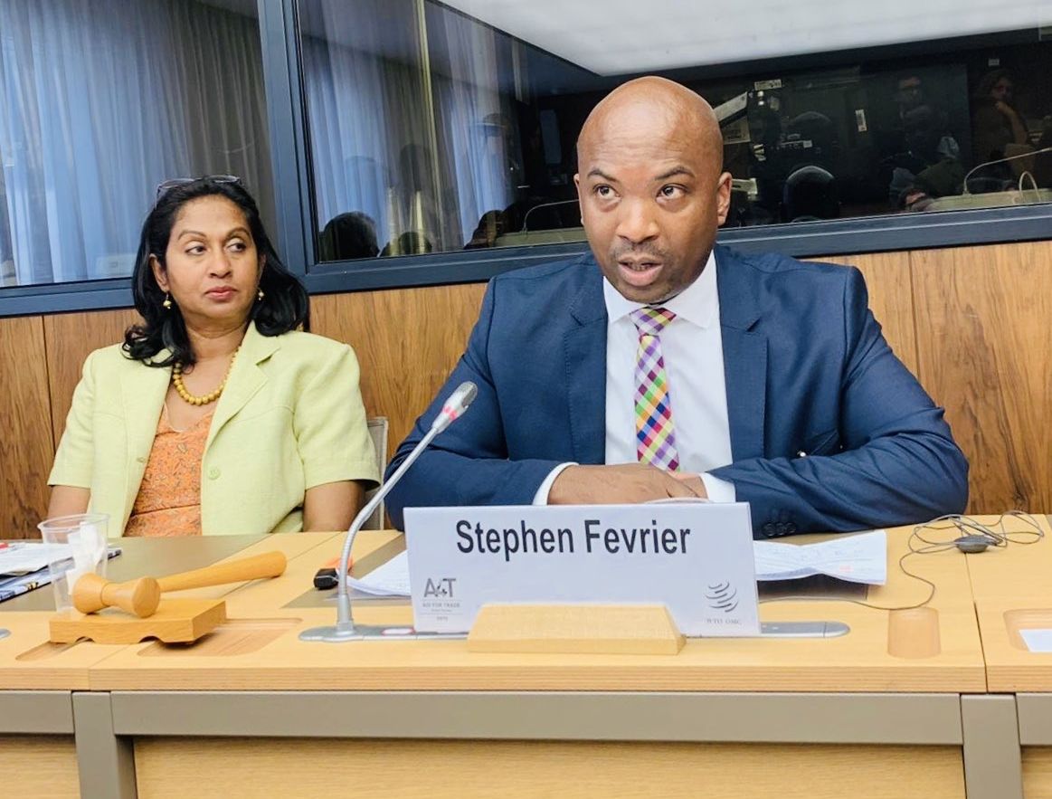 Stephen Fevrier,
Head of the OECS Permanent Delegation to the United Nations.