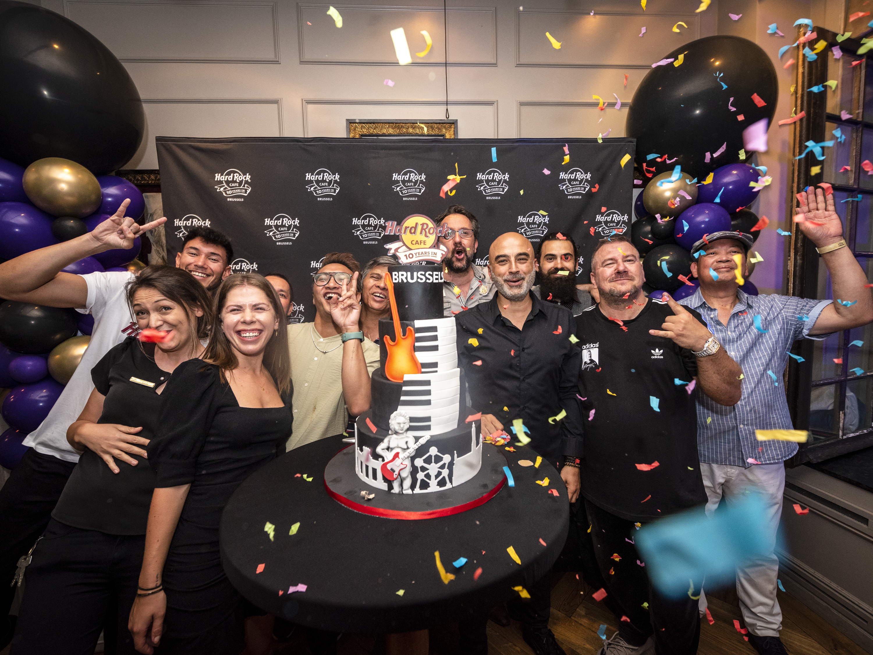 Le Hard Rock Cafe de Bruxelles fête ses 10 ans