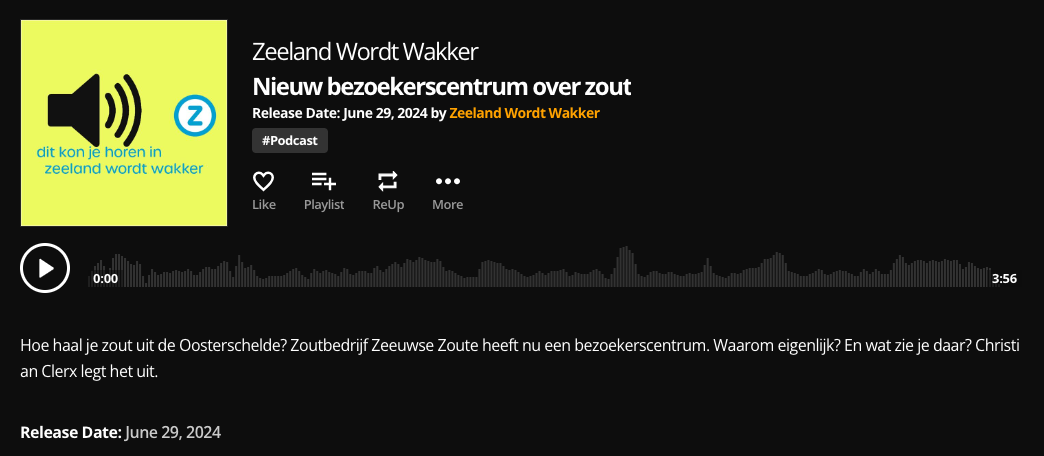 Podcast Zeeland wordt Wakker besteedt aandacht aan opening Zeeuwsche Zoute
