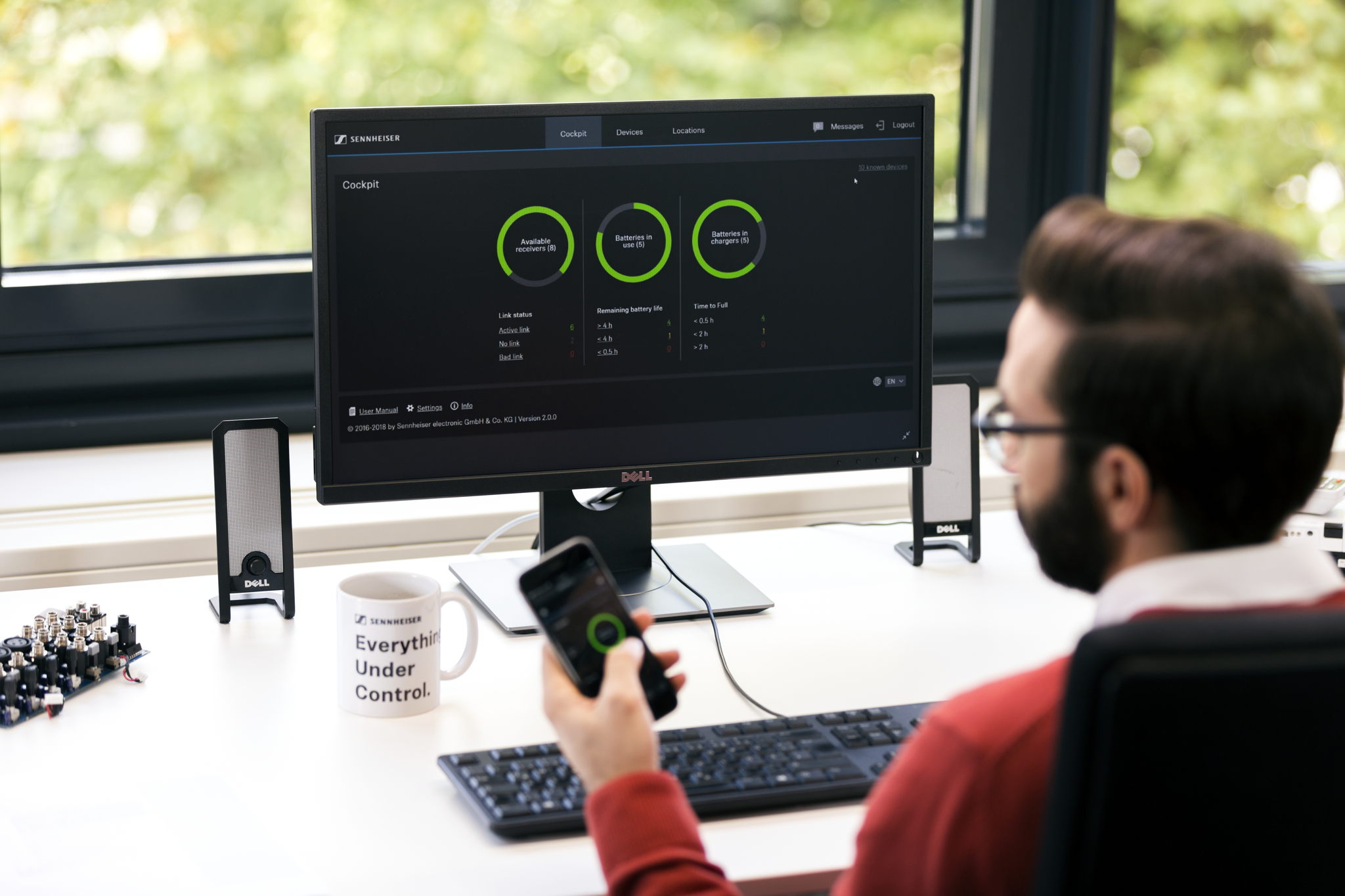 Sennheiser Control Cockpit software saves IT teams’ time, cost and effort, allowing them to centrally manage campus-wide microphone installations Sennheiser Control Cockpit software saves IT teams’ time, cost and effort, allowing them to centrally manage campus-wide microphone installations