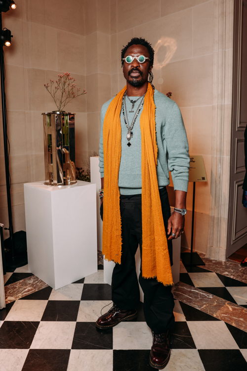 Ini Archibong at Design Miami.Paris 2024. Photo credit Astra Marina. Copyright BFA 2024.