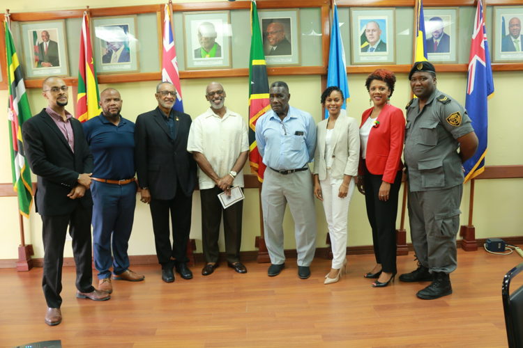 Nationals of the Federation of St. Kitts and Nevis in Saint Lucia
