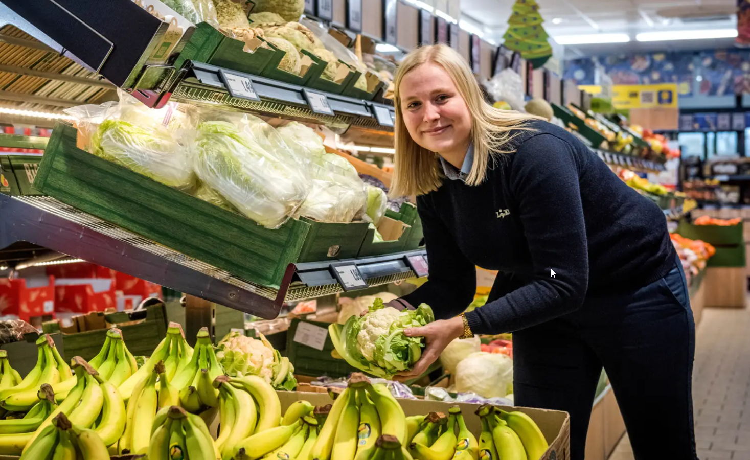 Manou van den Bos, store magazine Lidl Hoogstraten Manou van den Bos, store magazine Lidl Hoogstraten
