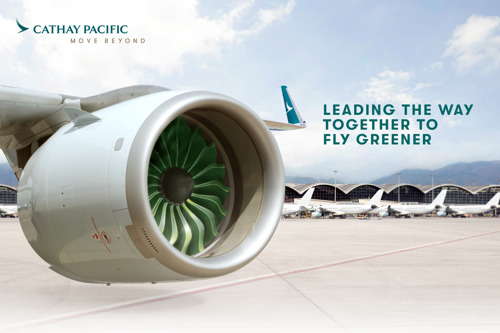 Cathay Pacific startet Asiens erstes großes Programm für nachhaltigen Flugkraftstoff (SAF - Sustainable Aviation Fuel) für Unternehmen