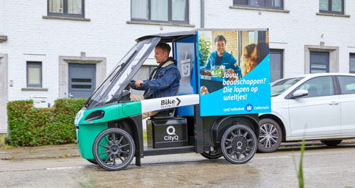 Collect&Go effectue désormais des livraisons à domicile avec un vélo-cargo électrique à Gand