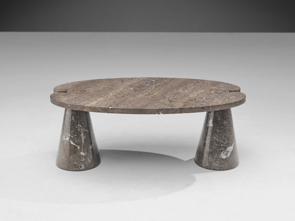 Eros coffee table (c.1970s) by Angelo Mangiarotti presented by Morentz Gallery. Image courtesy of Morentz Gallery. 