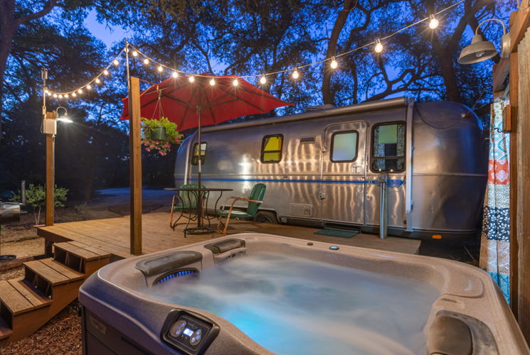 Airbnb - Super cute Airstream. Photo credit Andy Heatwole.