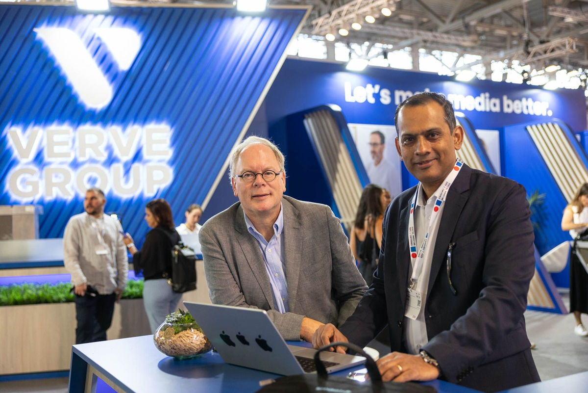Remco Westermann (CEO) and Sameer Sondhi (CRO) at DMEXCO 2023