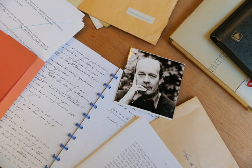 © Jeroen Broeckx. Letterenhuis, archief Leonard Nolens.