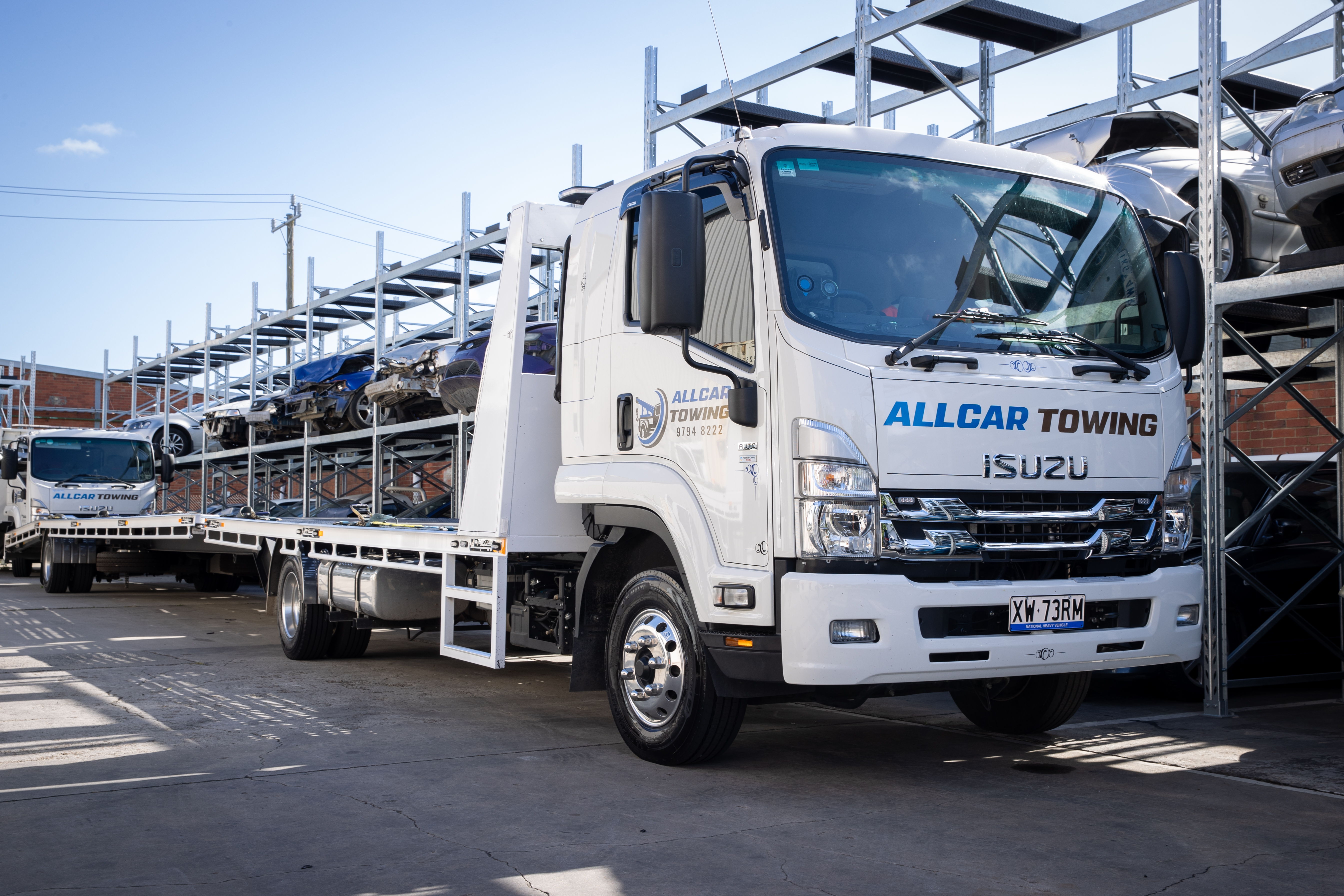 The FRD 110-260 Auto is the perfect Isuzu model match for Allcar Towing