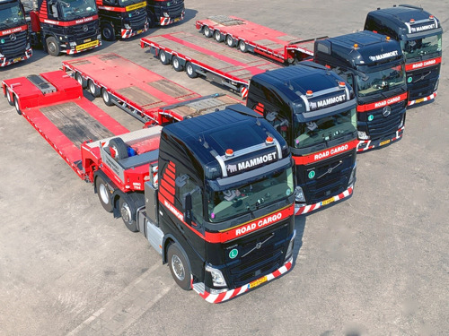 Nieuwe Nooteboom trailers voor Mammoet Road Cargo