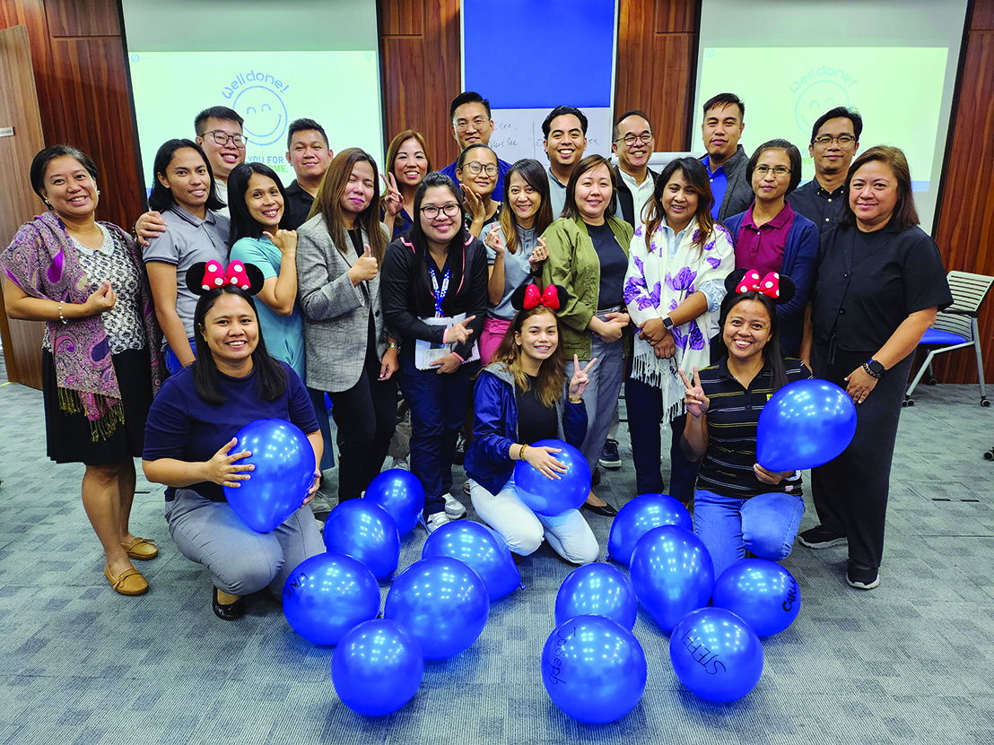 Group photo of Growth Mindset class in the Philippines.