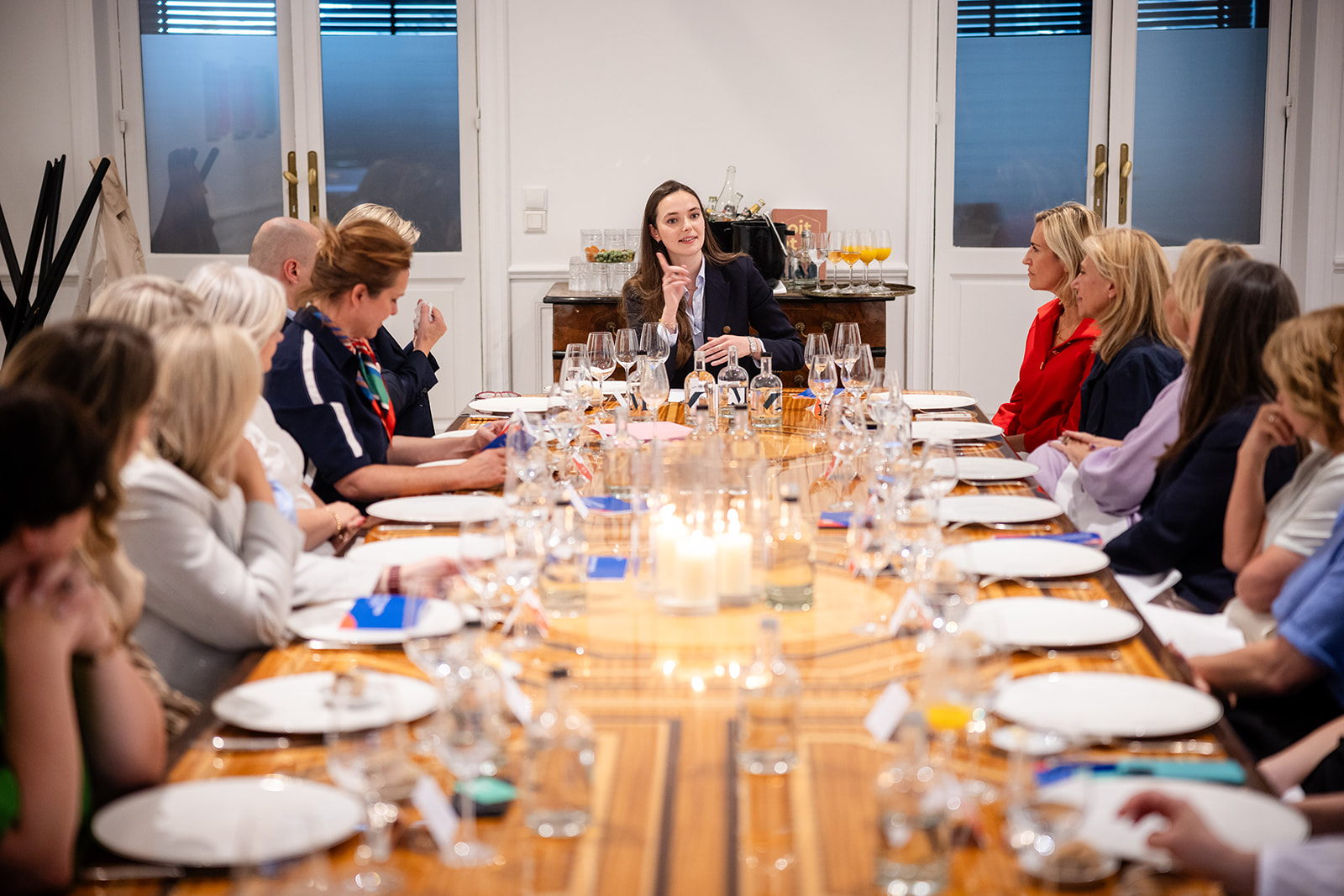 De minister stelde haar kmo-plan voor en nam de tijd om vragen van deelnemers te beantwoorden