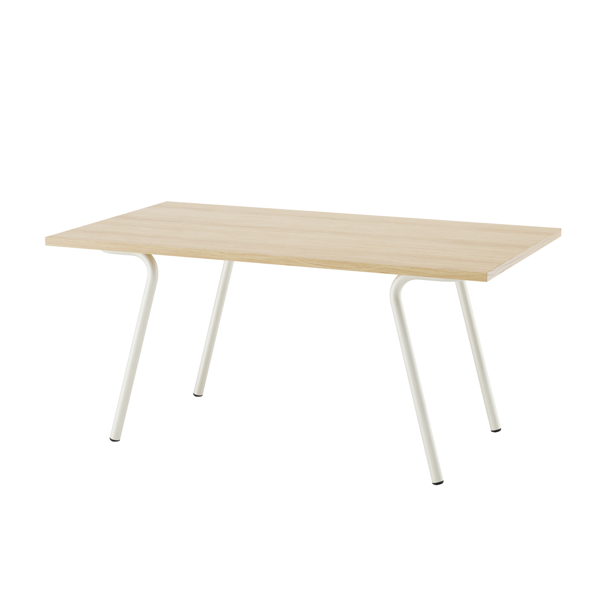 Deze bureautafel (Desk no.365 met eiken blad) is perfect wanneer je een ruimte open en licht wil houden #lightnesstrend
