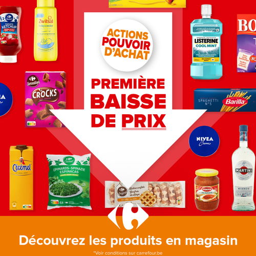 Première baisse de prix - Carrefour