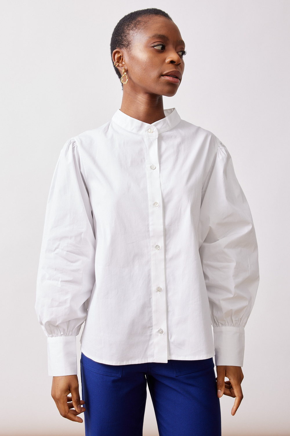 Mardi editions - SS23 - Blouse Valentine Coton Blanc (165€) (4)