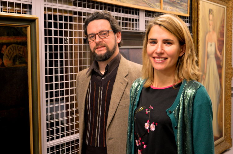Peter Carpreau (Conservateur M-Museum Leuven) & Isabel Lowyck (Directrice du département de Médiation culturelle)
Photo (c) Annelies Evens
