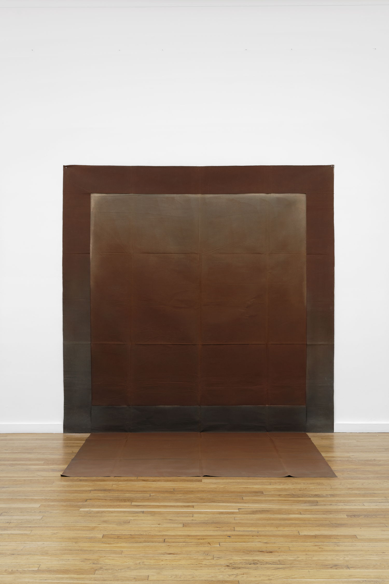 Louis Cane, Sol:Mur, 1973, Huile sur toile métissée, 213 x 241 x 236 cm, © Aurélien Mole, collection Fondation CAB.