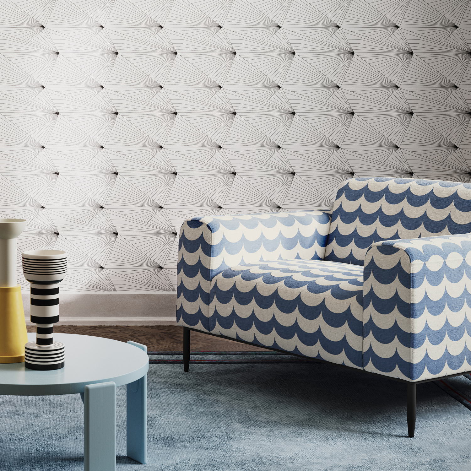 Sixteen3_Modern Flock fabric collection by Erica Wakerly