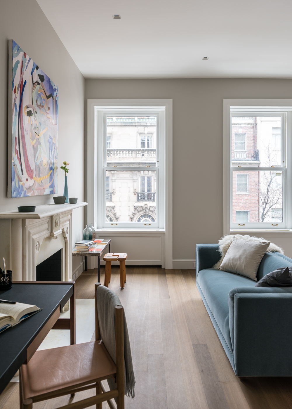 View of fourth floor. Photo by Alan Tansey.