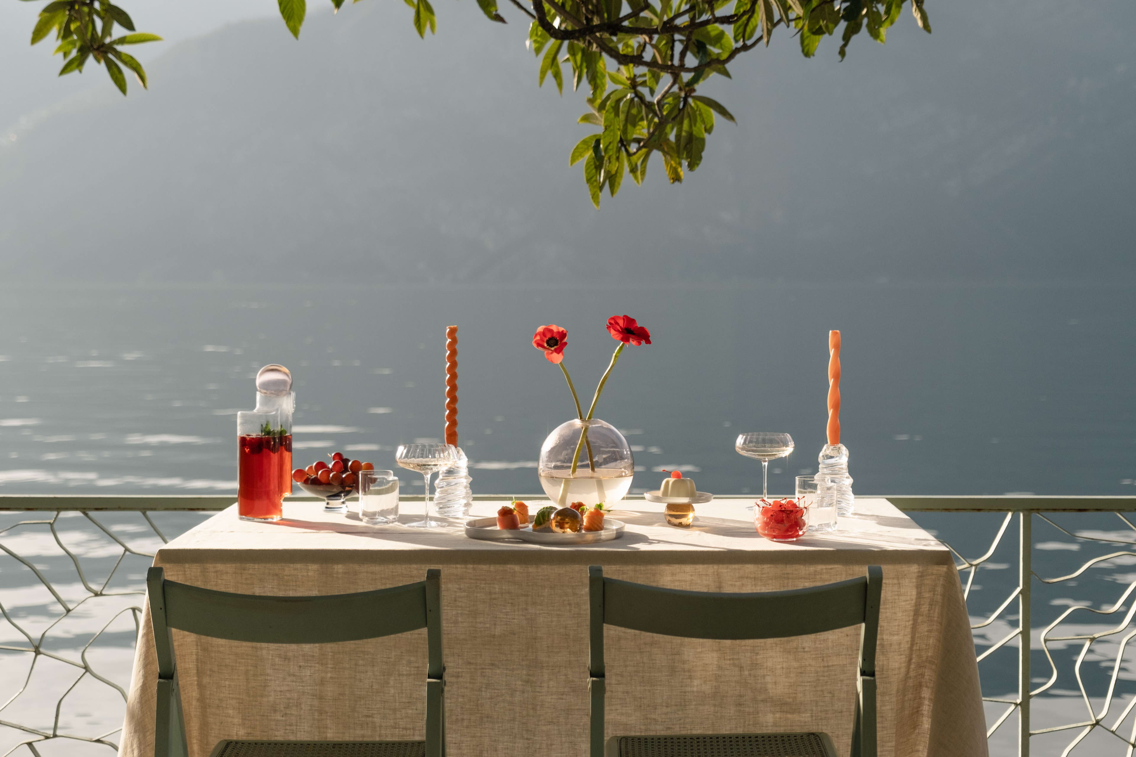 Al Fresco Dining with Nude Glass