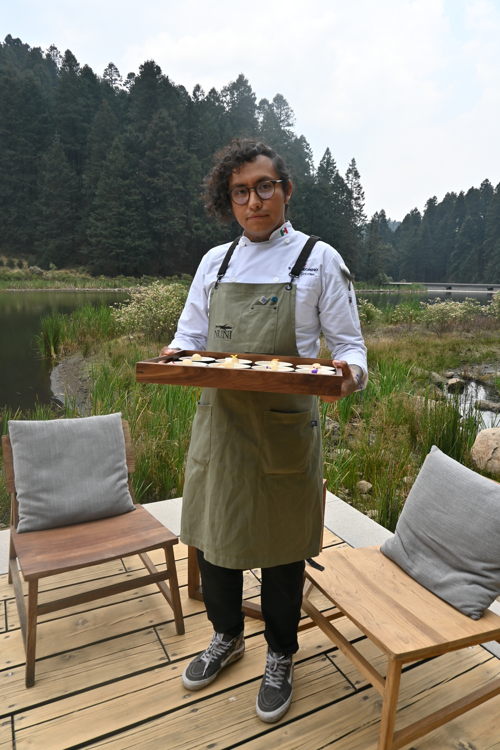 Chef Xchel González en Reserva Santa Fe