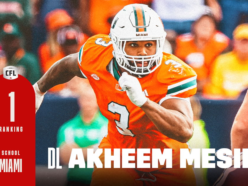 MESIDOR TAKES HOLD OF TOP SPOT IN CFL SCOUTING BUREAU: FALL EDITION