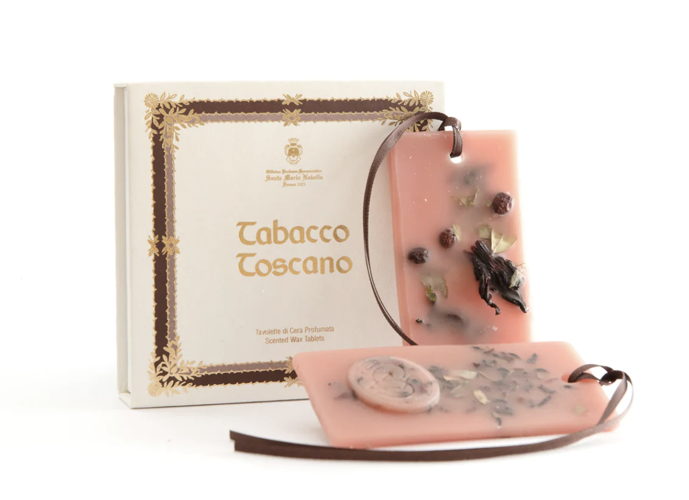 Senteurs d'Ailleurs_Santa Maria Novella_Tavolette-di-Cera-Parfumata-Tabacco-Toscano_2x30g_28€