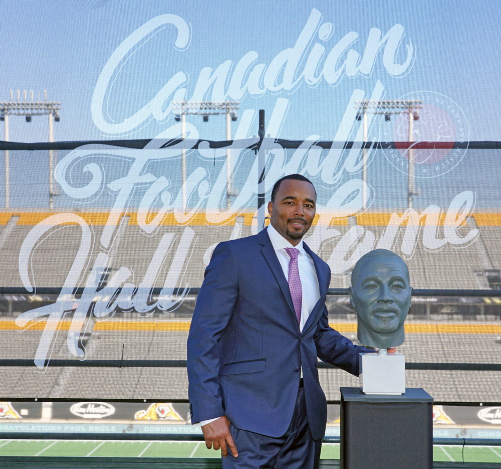 Barron Miles, membre de la cuvée 2018 du Temple de la renommée du football canadien. Crédit: Harry Preiss/LCF.ca Barron Miles, membre de la cuvée 2018 du Temple de la renommée du football canadien. Crédit: Harry Preiss/LCF.ca