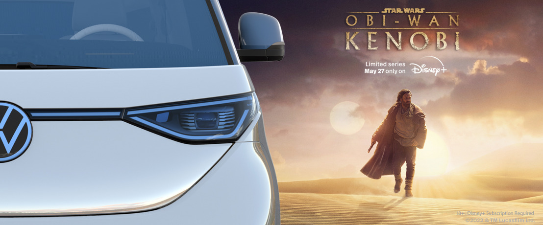 Volkswagen s'associe à "Obi-Wan Kenobi" pour le lancement du nouvel ID.BUZZ entièrement électrique.