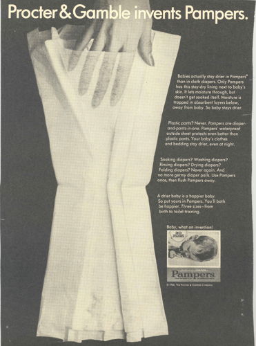 1966 - Publicité Pampers