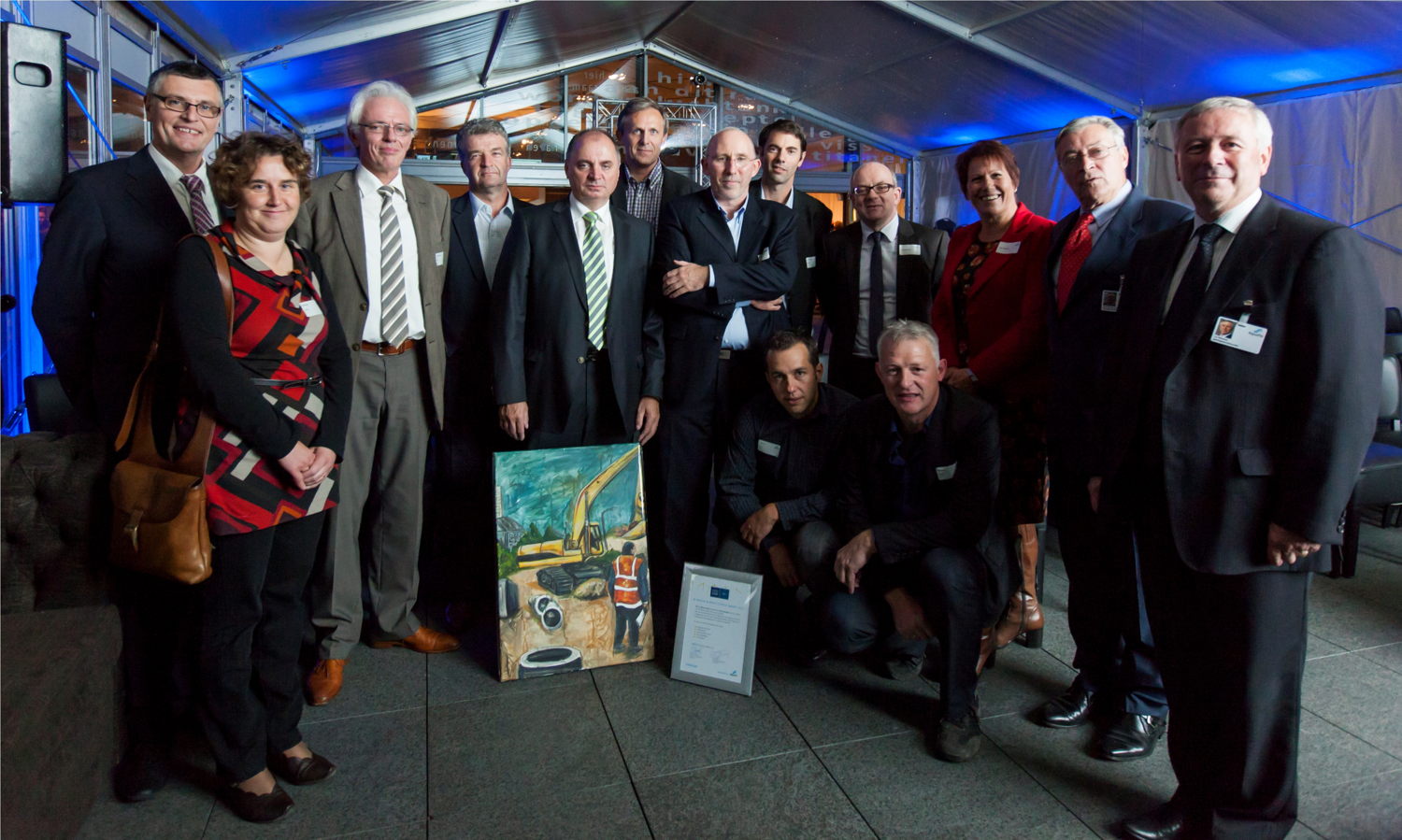 Aannemer VBG, winnaar van de Minder Hinder award 2012