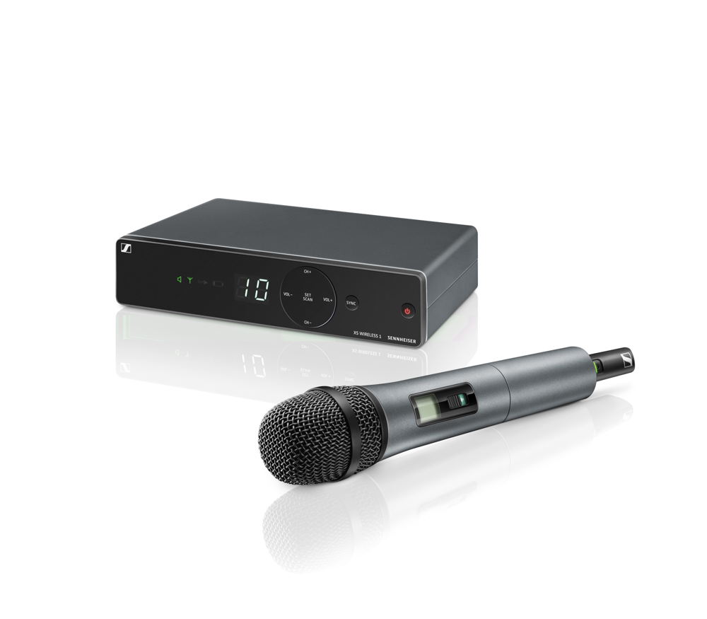 The XSW 1-835 brings you a vocal set with the renowned evolution e 835 capsule, operating in the professional UHF band
