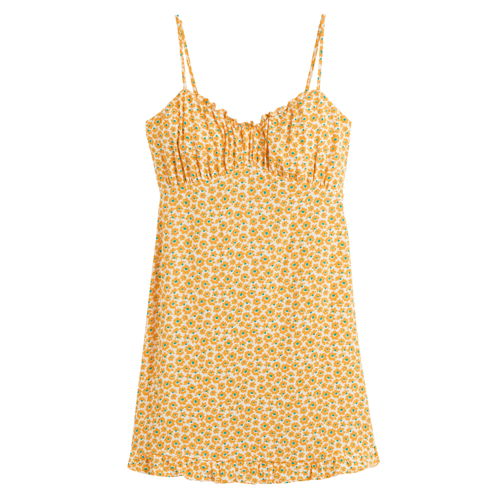 La Redoute_Korte jurk met spaghettibandjes, bloemenprint_GLZ983_54.99EUR