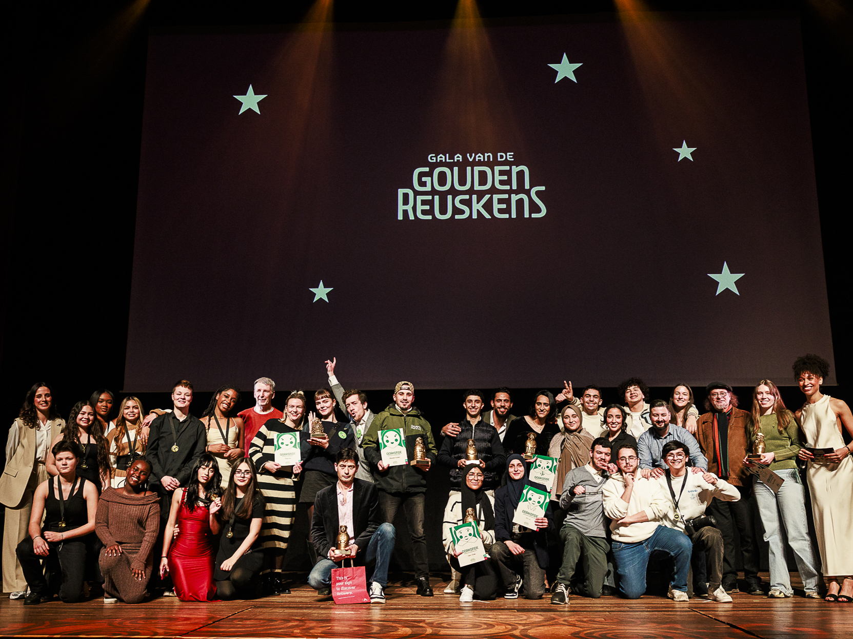 Al het goud van Borgerhout op het Gala van de Gouden Reuskens. 