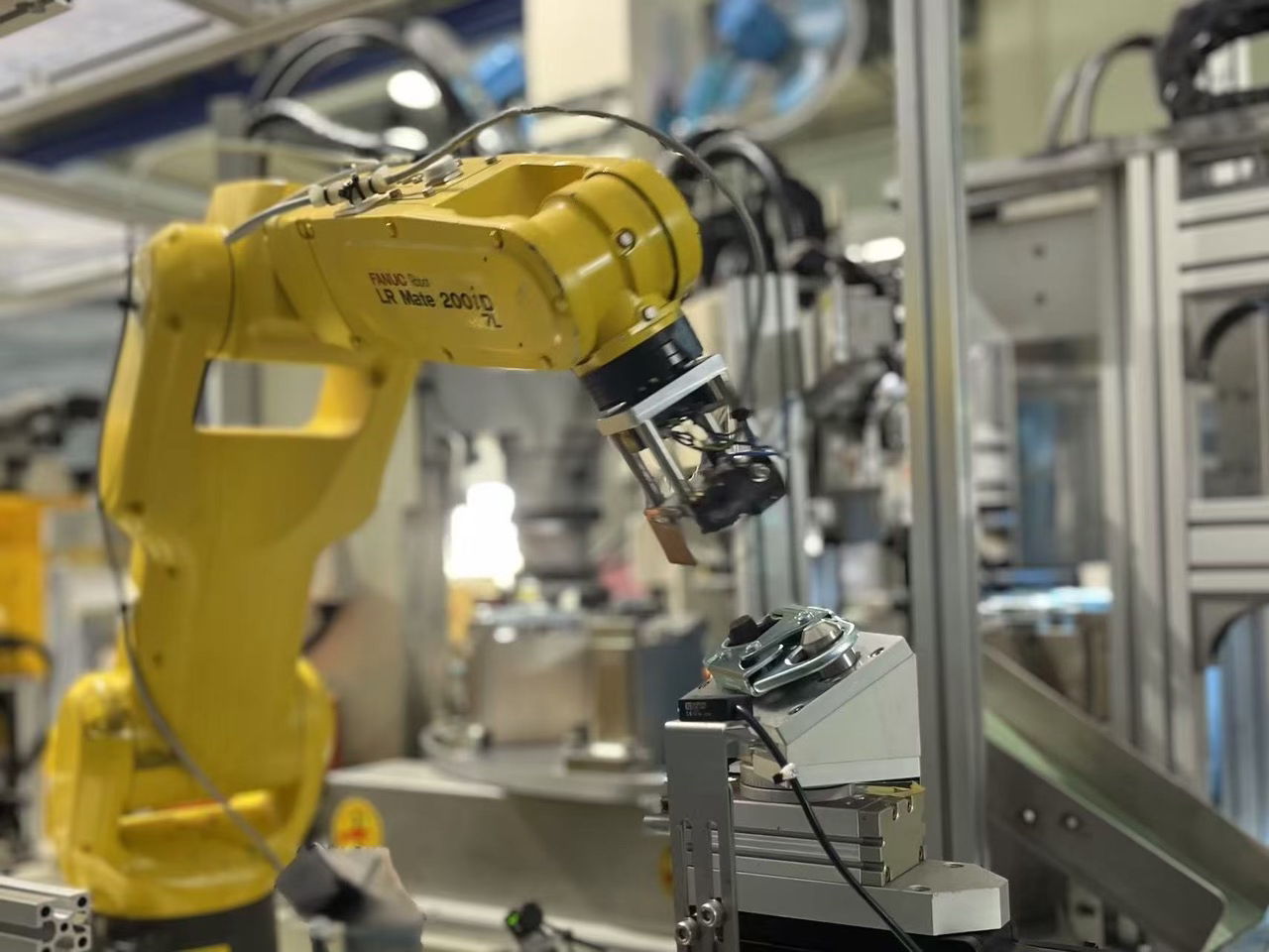 The smart factory is built on 71 automation systems with 108 robotic arms.