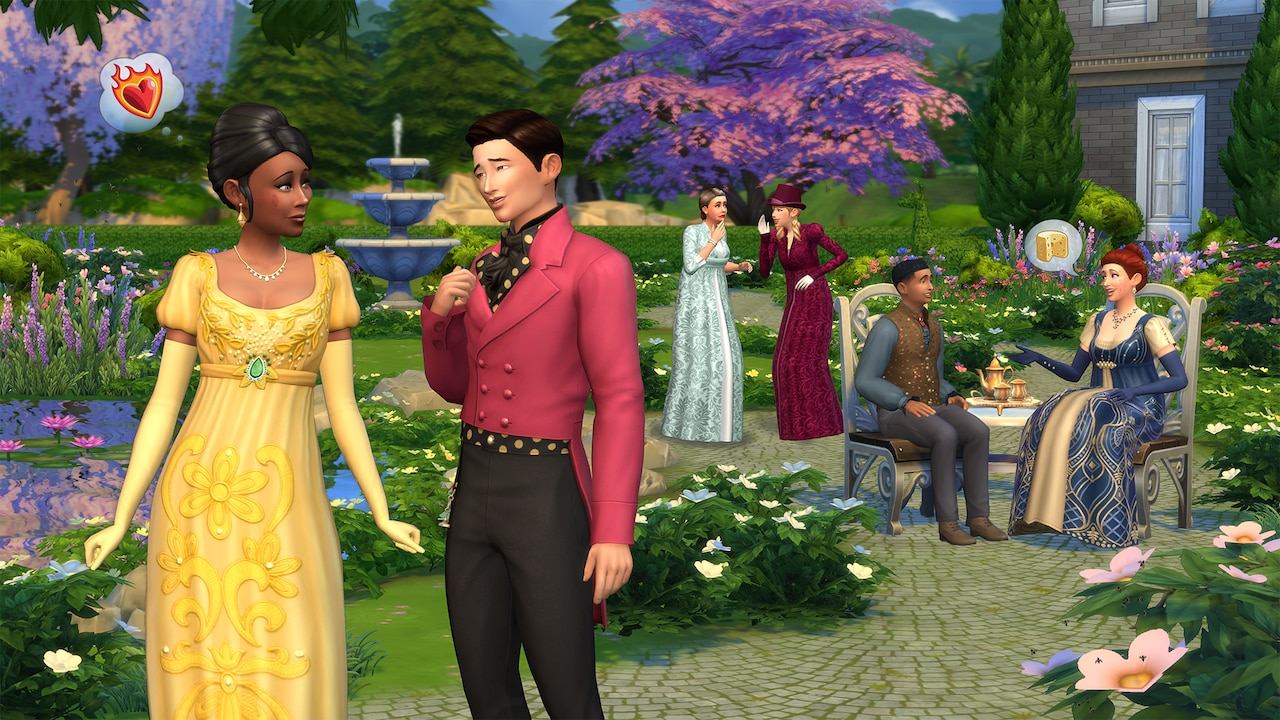 Les Sims 4 vous invite au Bal masqué de Lady Bridgerton 