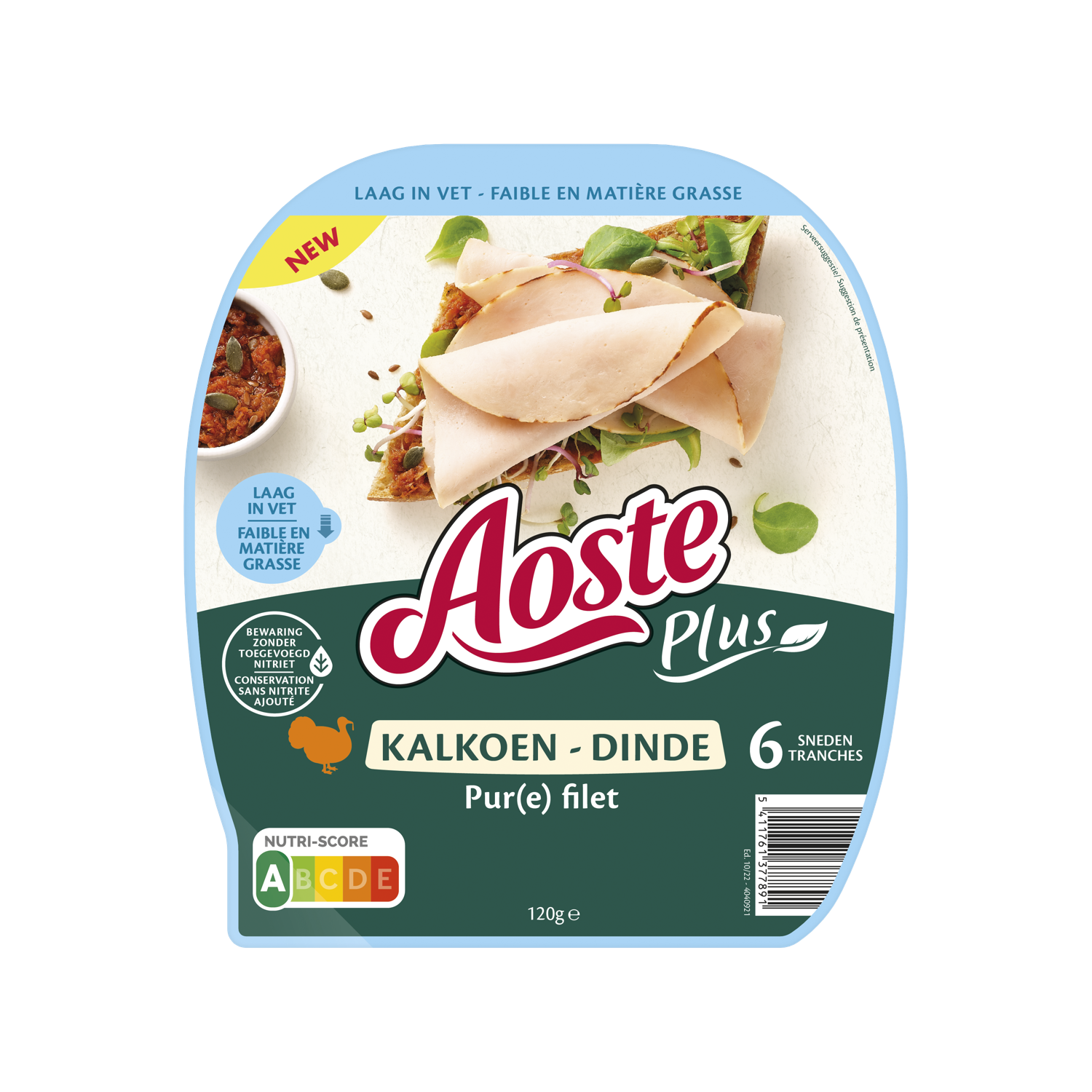 Aoste Plus kalkoenfilet - €3,19